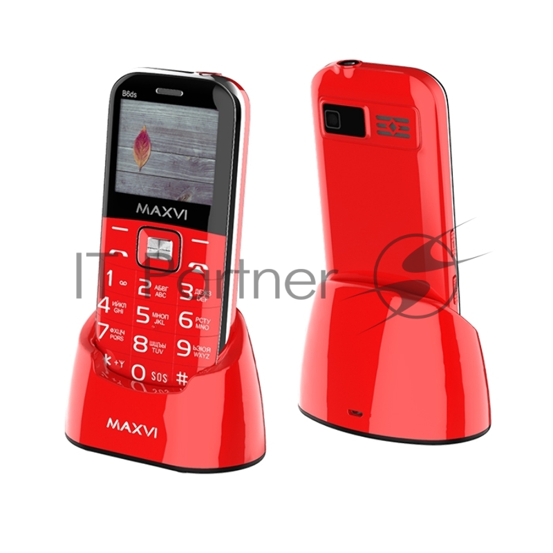 Мобильный телефон Maxvi B6ds red