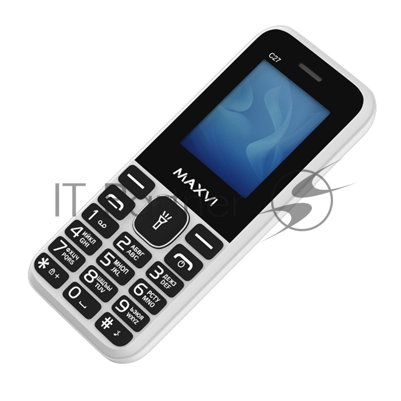 Мобильный телефон Maxvi C27 white