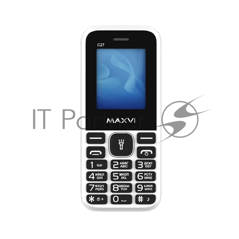 Мобильный телефон Maxvi C27 white
