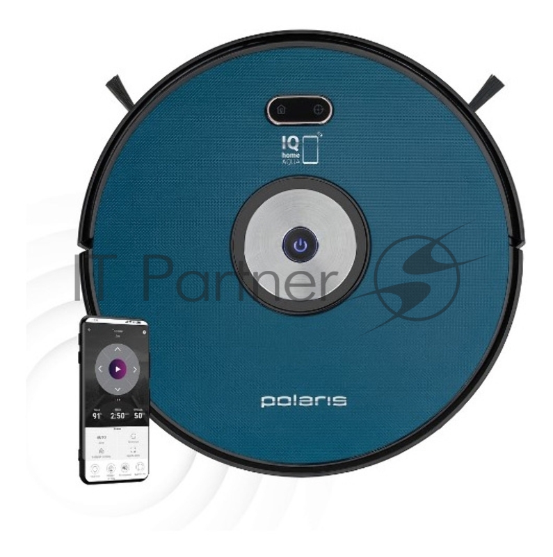 Пылесос-робот Polaris Aqua PVCR 3200 IQ Home 40Вт темно-синий