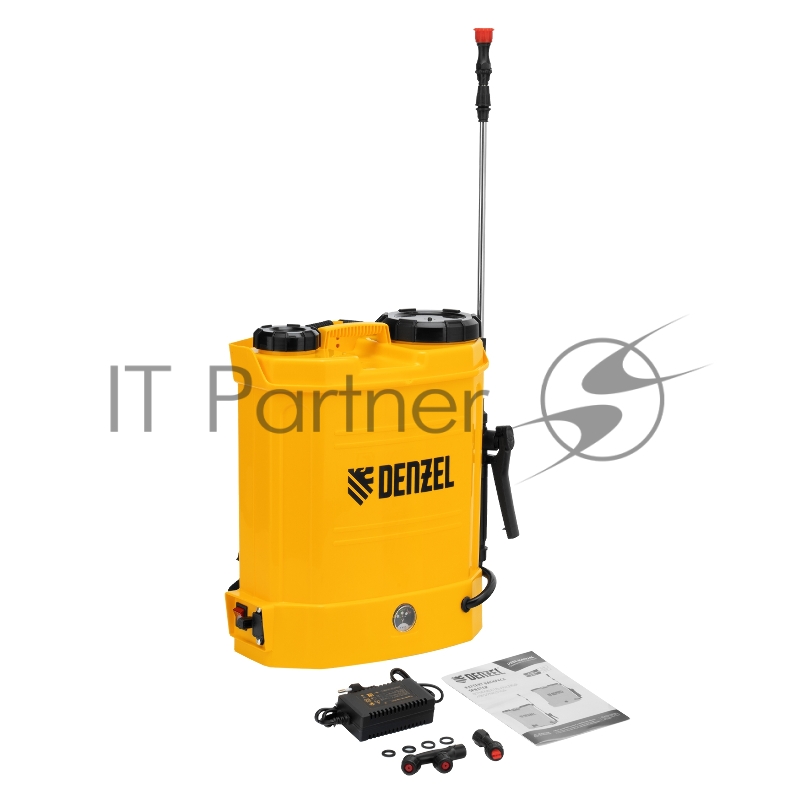 Опрыскиватель ранцевый аккумуляторный D-12LA, 12 л, щелочной акк., 12 В, 8 Ач// Denzel