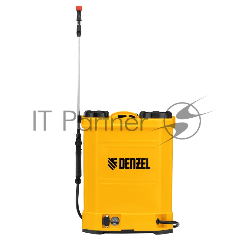 Опрыскиватель ранцевый аккумуляторный D-16LA, 16 л, щелочной акк., 12 В, 8 Ач// Denzel