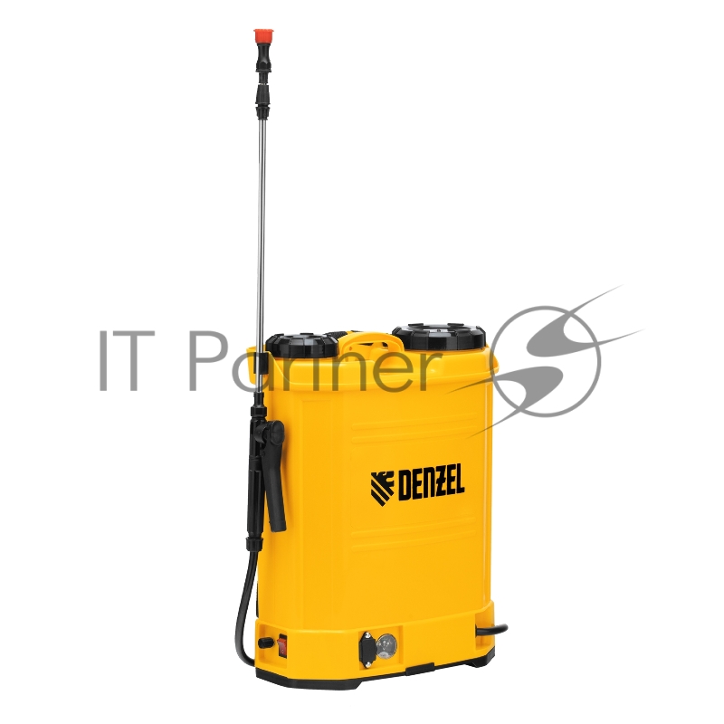 Опрыскиватель ранцевый аккумуляторный D-16LA, 16 л, щелочной акк., 12 В, 8 Ач// Denzel