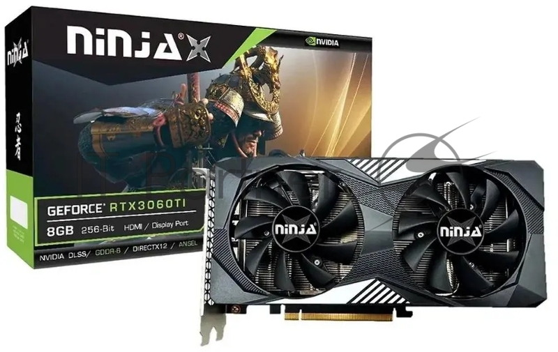 Видеокарта Ninja (Sinotex) Geforce RTX3060Ti 8GB GDDR6 256bit HDMI DP
