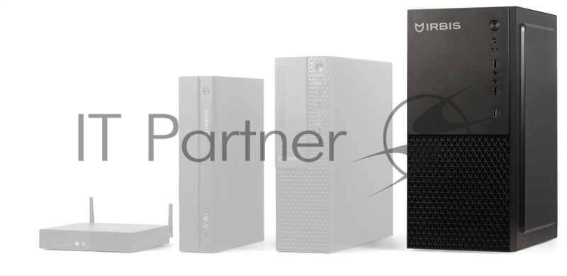 Компьютер IRBIS PCB703, PC, Midi Tower, Intel Core i7 11700F, RAM 16Gb, SSD 512Gb, Wi-Fi6+BT