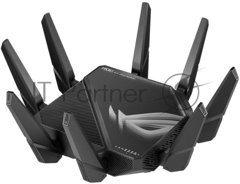Роутер ASUS ROG GT-AXE16000 802.11 a/b/g/n/ac/ax до 1148 + 4804Мбит/c, 2,4 + 5 гГц, 8 антенн, USB, GBT LAN 90IG06W0-MU2A10