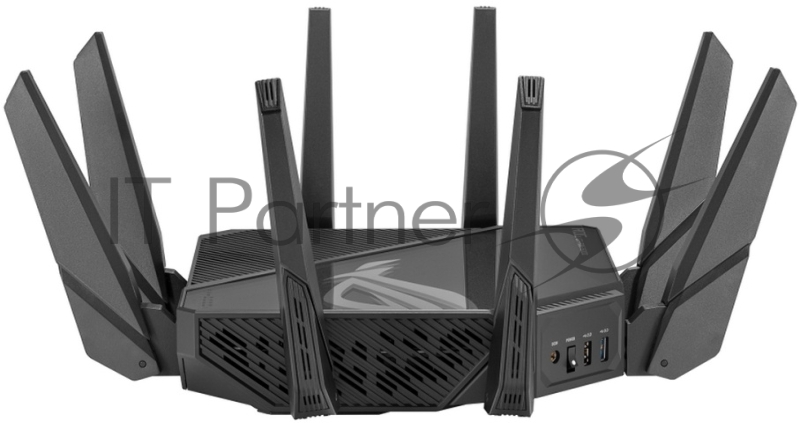 Роутер ASUS ROG GT-AXE16000 802.11 a/b/g/n/ac/ax до 1148 + 4804Мбит/c, 2,4 + 5 гГц, 8 антенн, USB, GBT LAN 90IG06W0-MU2A10