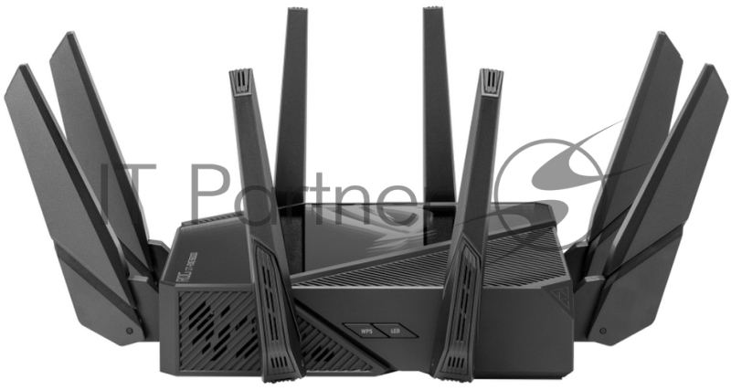 Роутер ASUS ROG GT-AXE16000 802.11 a/b/g/n/ac/ax до 1148 + 4804Мбит/c, 2,4 + 5 гГц, 8 антенн, USB, GBT LAN 90IG06W0-MU2A10