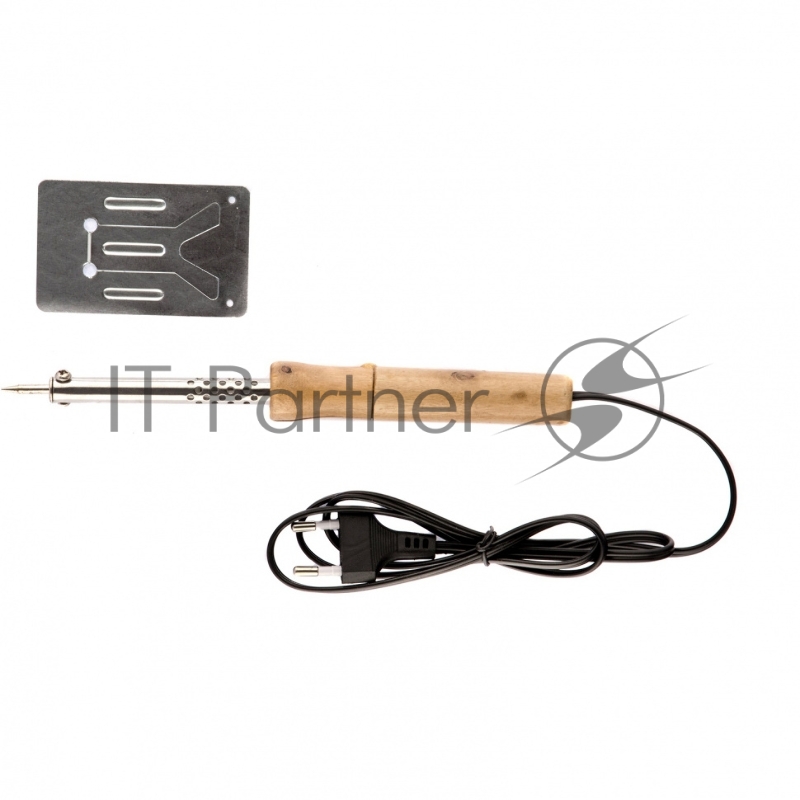 Паяльник с ручкой из дерева, 40 Вт// Sparta