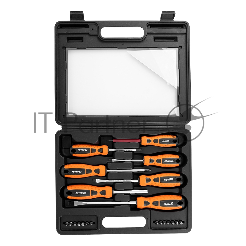 Набор отверток, биты, двухкомпонентные рукоятки, 21 предмет// Sparta