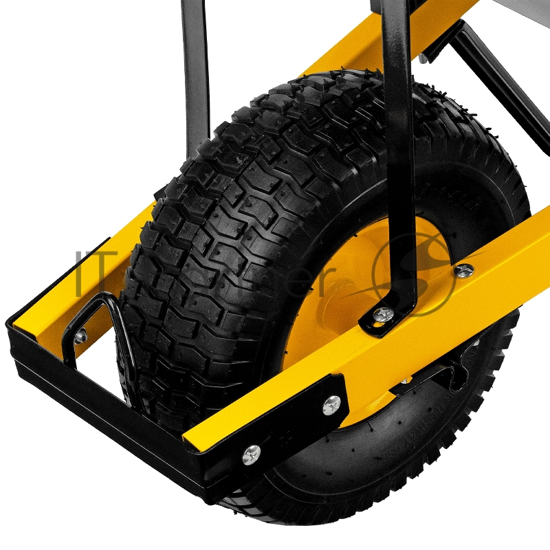 Тачка строительная, усиленная, объем 140 л, 230 кг, колесо 15х6.00-6// Denzel