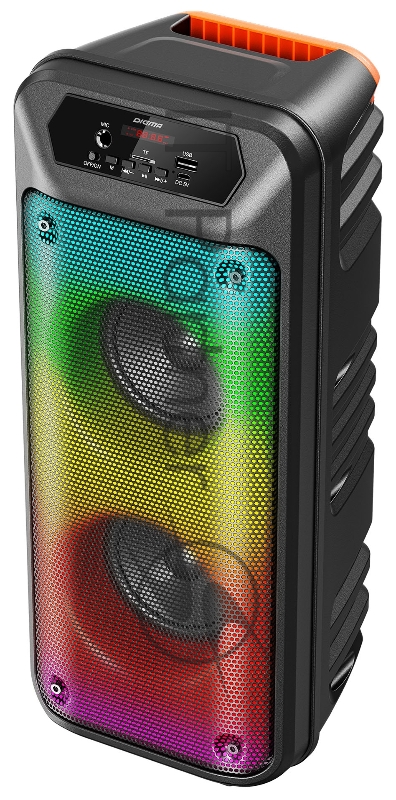 Минисистема Digma D-MC1705 черный 100Вт FM USB BT micro SD