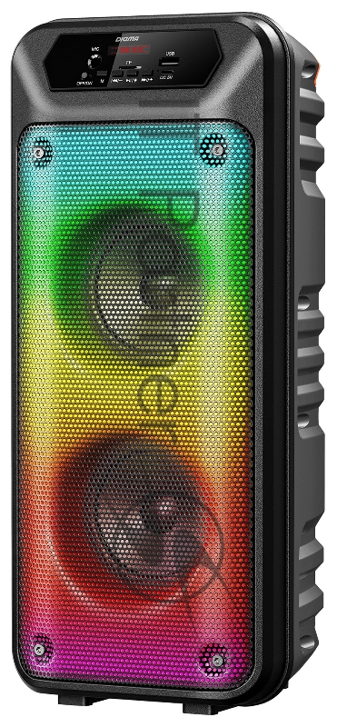 Минисистема Digma D-MC1705 черный 100Вт FM USB BT micro SD