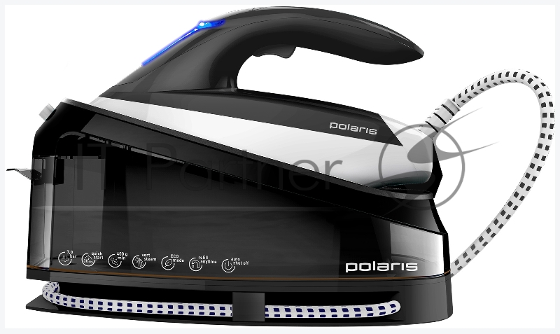 Парогенератор Polaris PSS 7510K 3000Вт черный/белый