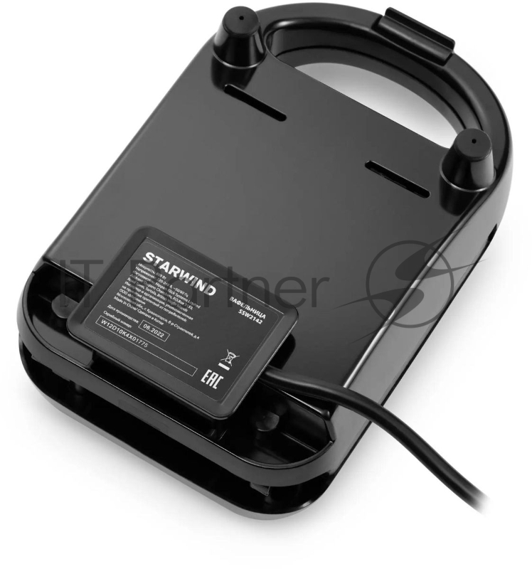 Сэндвичница Starwind SSW2142 600Вт черный/черный