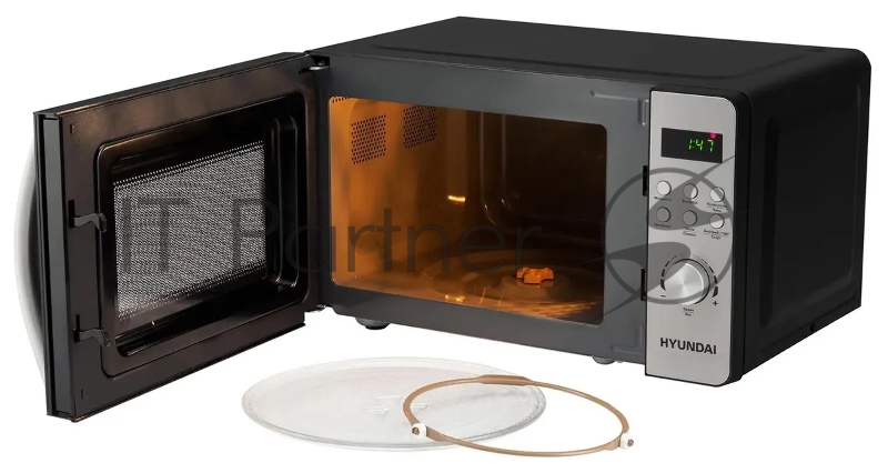 Микроволновая Печь Hyundai HYM-D2074 20л. 700Вт черный/серебристый