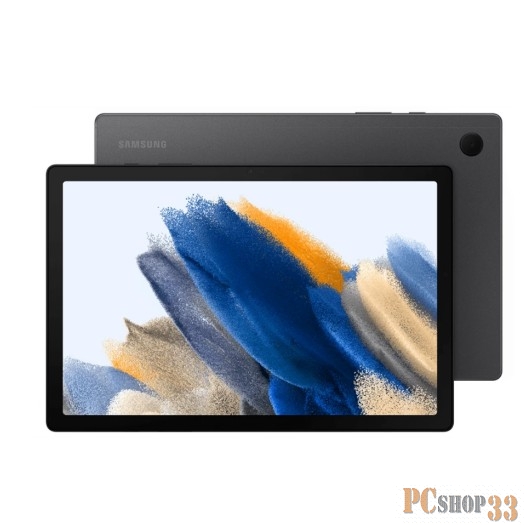 Планшет Samsung Galaxy Tab A8 SM-X205N T618 (2.0) 8C RAM4Gb ROM128Gb 10.5 TFT 1920x1200 3G 4G Android 11 темно-серый 8Mpix 5Mpix BT GPS WiFi Touch microSD 1Tb minUSB 7040mAh