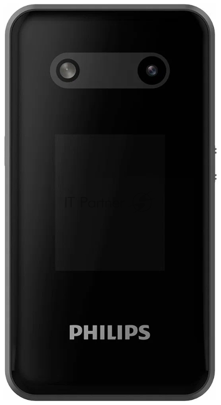 Мобильный телефон Philips E2602 Xenium темно-серый раскладной 2Sim 2.8 240x320 Nucleus 0.3Mpix GSM900/1800 FM microSD max32Gb