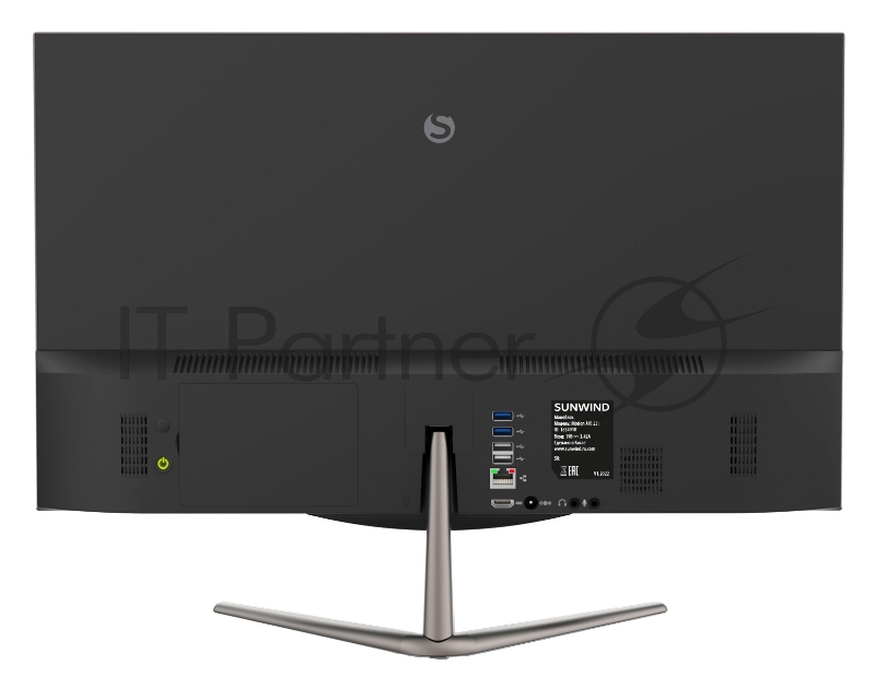 Моноблок SunWind Motion AiO 23i 23.8 Full HD i3 10110U (2.1) 8Gb SSD256Gb UHDG CR Windows 11 Professional GbitEth WiFi BT 65W клавиатура мышь Cam черный 1920x1080