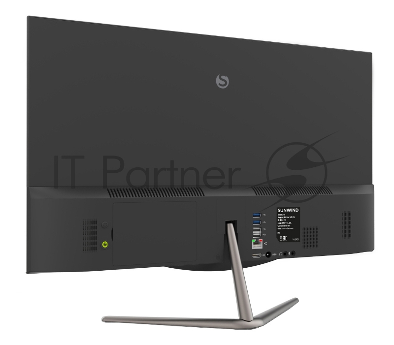 Моноблок SunWind Motion AiO 23i 23.8 Full HD i3 10110U (2.1) 8Gb SSD256Gb UHDG CR Windows 11 Professional GbitEth WiFi BT 65W клавиатура мышь Cam черный 1920x1080