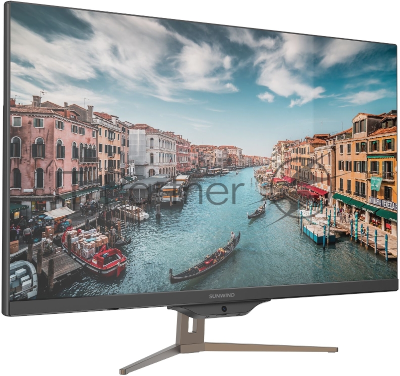 Моноблок SunWind Ultra AiO 27i 27 Full HD i7 10610U (1.8) 16Gb SSD512Gb UHDG Windows 11 Professional WiFi BT 90W клавиатура мышь Cam черный 1920x1080