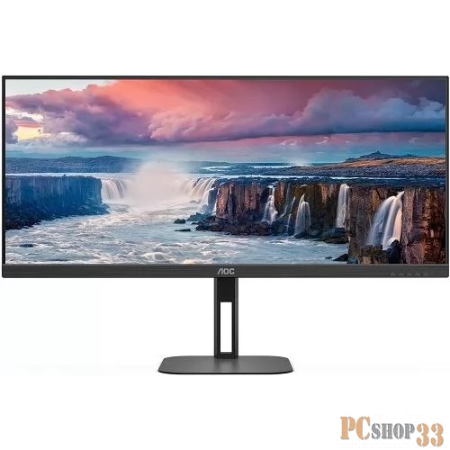 Монитор LCD 34 21:9 3440x1440(UWQHD) VA, GLARE, Нет, 100 Гц, 300cd/m2, H178°/V178°, 4000:1, 20M:1, 16,7 миллионов цветов, 4ms, VGA, HDMI, DP, USB-Hub, Height adj, Tilt, Swivel, Speakers, 3Y, Black