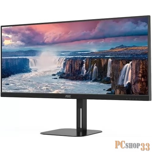 Монитор LCD 34 21:9 3440x1440(UWQHD) VA, GLARE, Нет, 100 Гц, 300cd/m2, H178°/V178°, 4000:1, 20M:1, 16,7 миллионов цветов, 4ms, VGA, HDMI, DP, USB-Hub, Height adj, Tilt, Swivel, Speakers, 3Y, Black
