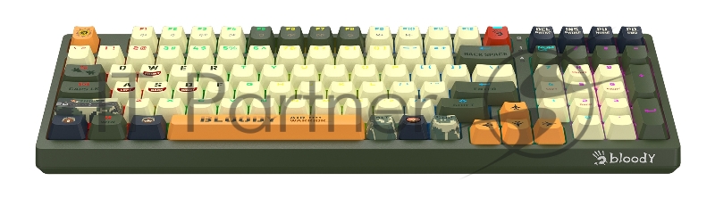 Клавиатура A4Tech Bloody S98 Aviator механическая зеленый USB for gamer LED (S98 AVIATOR)