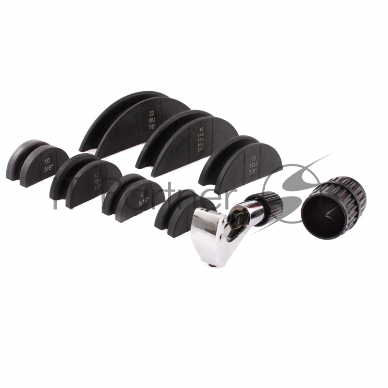 Трубогиб ручной механический, башмаки 1/4–7/8, в пластиковом кейсе// Stels