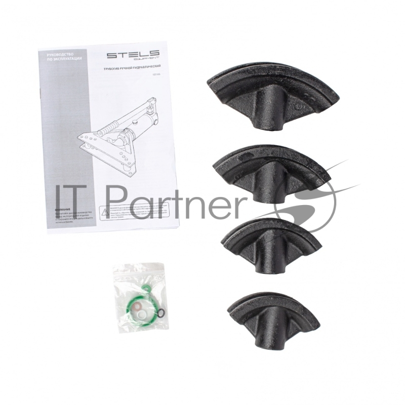 Трубогиб гидравлический горизонтальный, 6т, башмаки 1/2–1, в металлическом кейсе// Stels