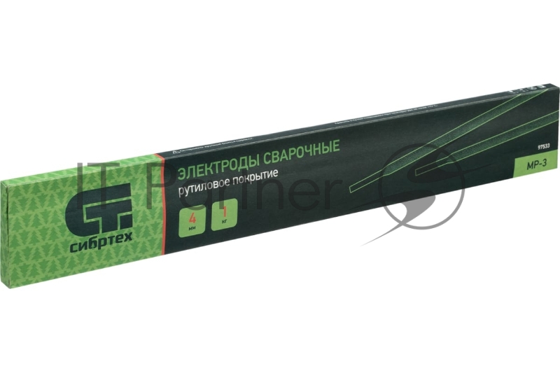 Электроды MP-3, диам. 4 мм, 1 кг., рутиловое покрытие// Сибртех