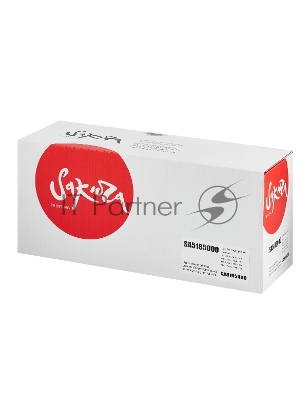 Картридж Sakura 51B5000 для Lexmark, черный, 2500 к.