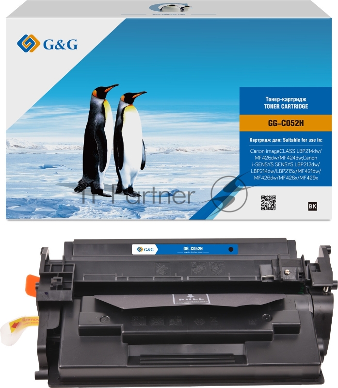 Картридж лазерный G&G GG-C052H черный (9200стр.) для Canon MF421/426/428/429/LBP 212/214/215