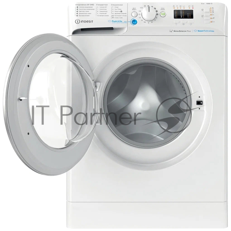 Стиральная машина Indesit BWSA 61051 WSV RU класс: A+ загр.фронтальная макс.:6кг белый