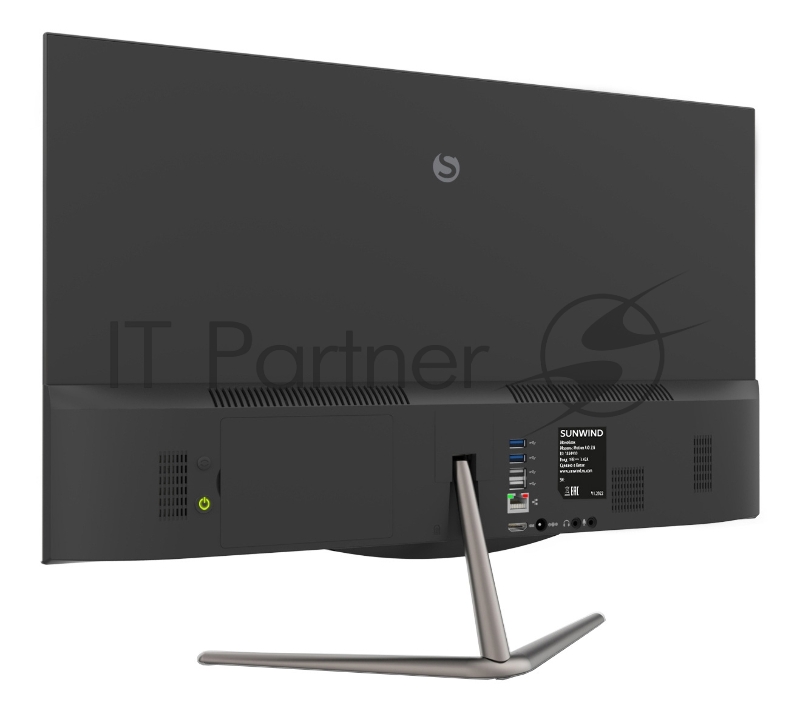 Моноблок SunWind Motion AiO 23i 23.8 Full HD i3 10110U (2.1) 8Gb SSD256Gb UHDG CR Ubuntu GbitEth WiFi BT 65W клавиатура мышь Cam черный 1920x1080