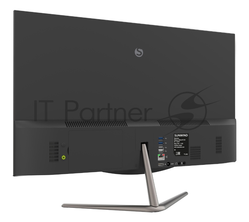 Моноблок SunWind Motion AiO 23i 23.8 Full HD i5 8279U (2.4) 8Gb SSD512Gb Iris Graphics 655 CR Ubuntu GbitEth WiFi BT 65W клавиатура мышь Cam черный 1920x1080