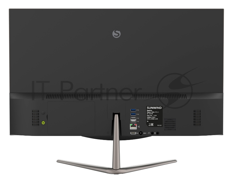 Моноблок SunWind Motion AiO 23i 23.8 Full HD i5 8279U (2.4) 8Gb SSD512Gb Iris Graphics 655 CR Windows 11 Professional GbitEth WiFi BT 65W клавиатура мышь Cam черный 1920x1080