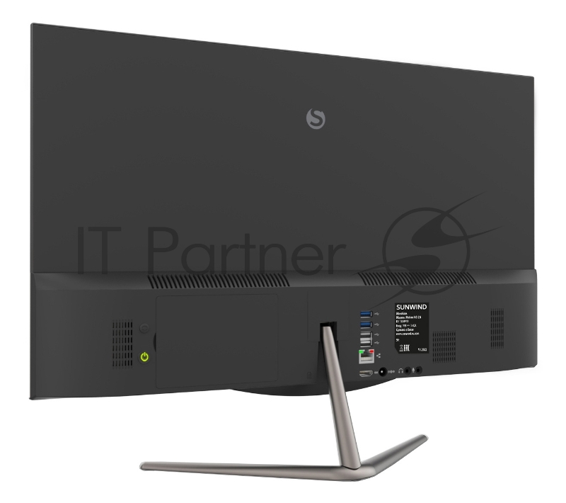 Моноблок SunWind Motion AiO 23i 23.8 Full HD i5 8279U (2.4) 8Gb SSD512Gb Iris Graphics 655 CR Windows 11 Professional GbitEth WiFi BT 65W клавиатура мышь Cam черный 1920x1080