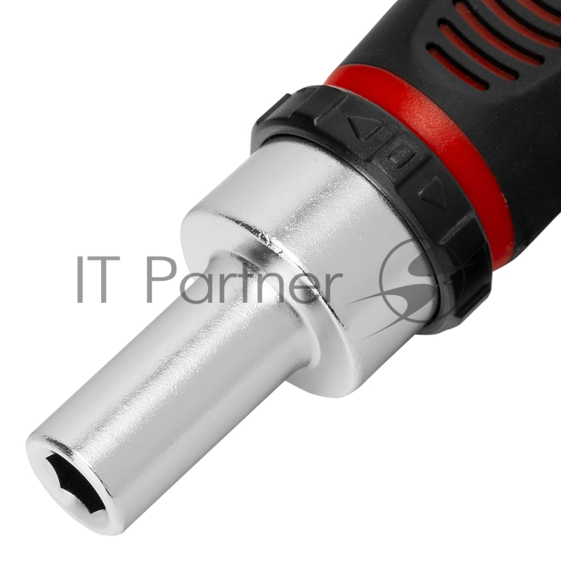 Отвертка реверсивная, набор бит, 11 шт., CrV// Matrix