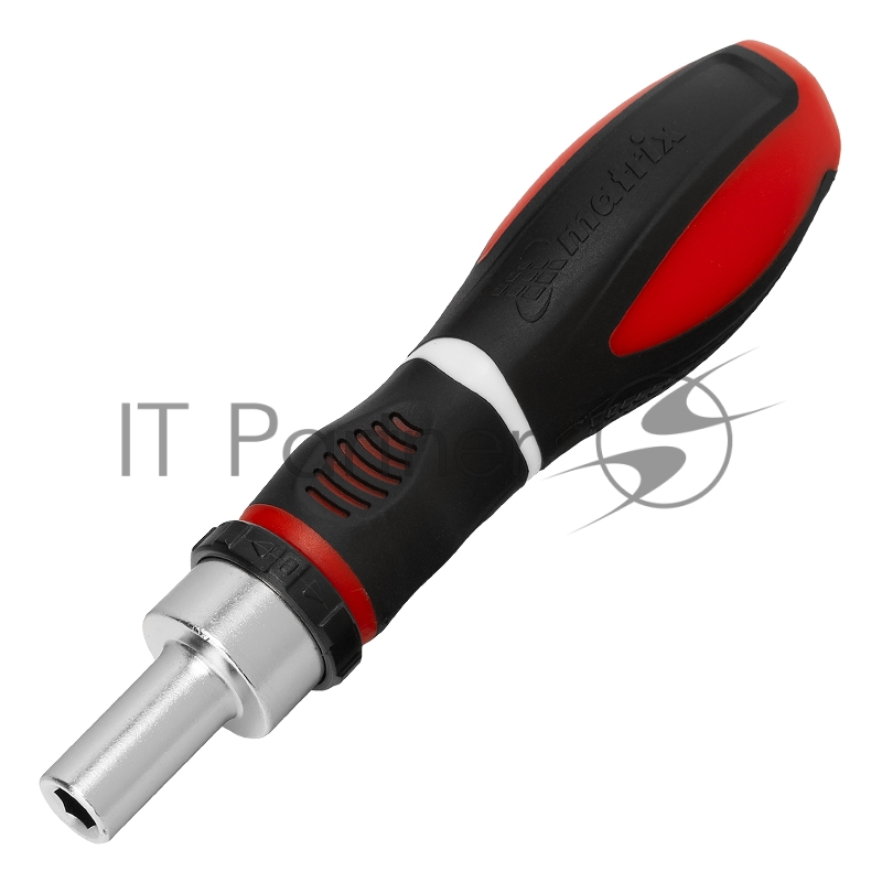 Отвертка реверсивная, набор бит, 11 шт., CrV// Matrix