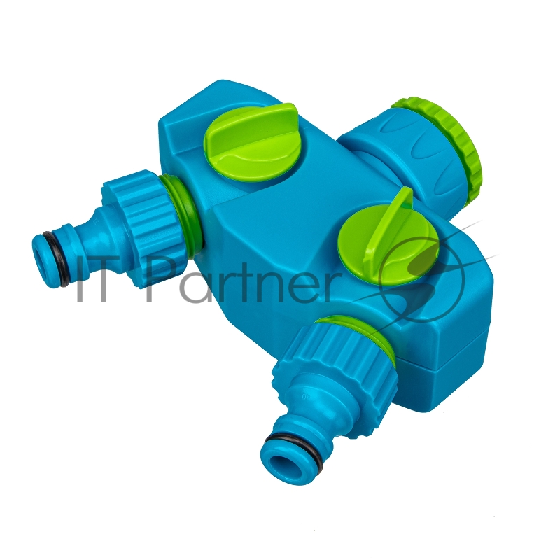 Разветвитель двухканальный, с внутренней резьбой 3/4-1, LUXE// Palisad