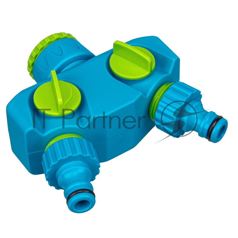 Разветвитель двухканальный, с внутренней резьбой 3/4-1, LUXE// Palisad