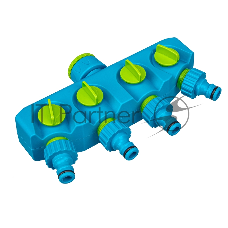 Разветвитель четырёхканальный, с внутренней резьбой 3/4-1, LUXE// Palisad