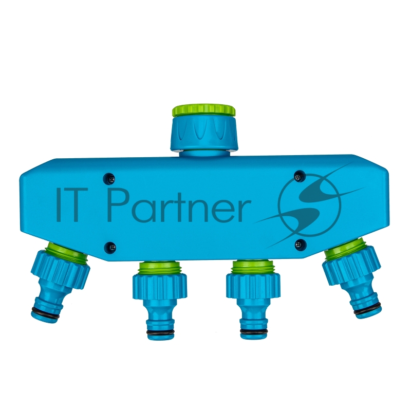 Разветвитель четырёхканальный, с внутренней резьбой 3/4-1, LUXE// Palisad