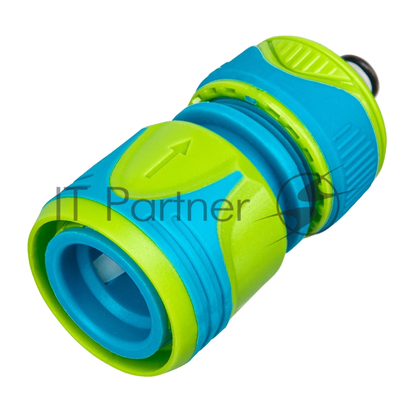 Соединитель быстросъемный 1/2, аквастоп, двухкомпонентный, LUXE// Palisad