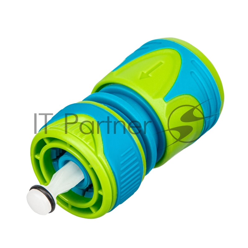 Соединитель быстросъемный 1/2, аквастоп, двухкомпонентный, LUXE// Palisad