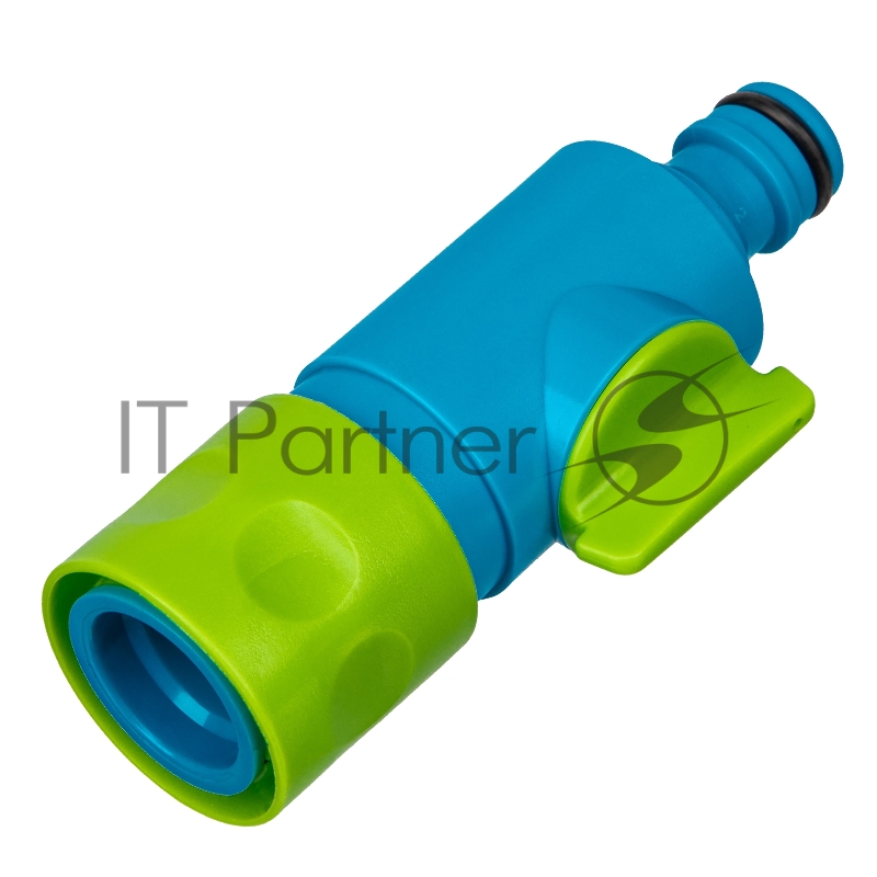 Соединитель быстросъемный штуцерный с переключателем, LUXE// Palisad