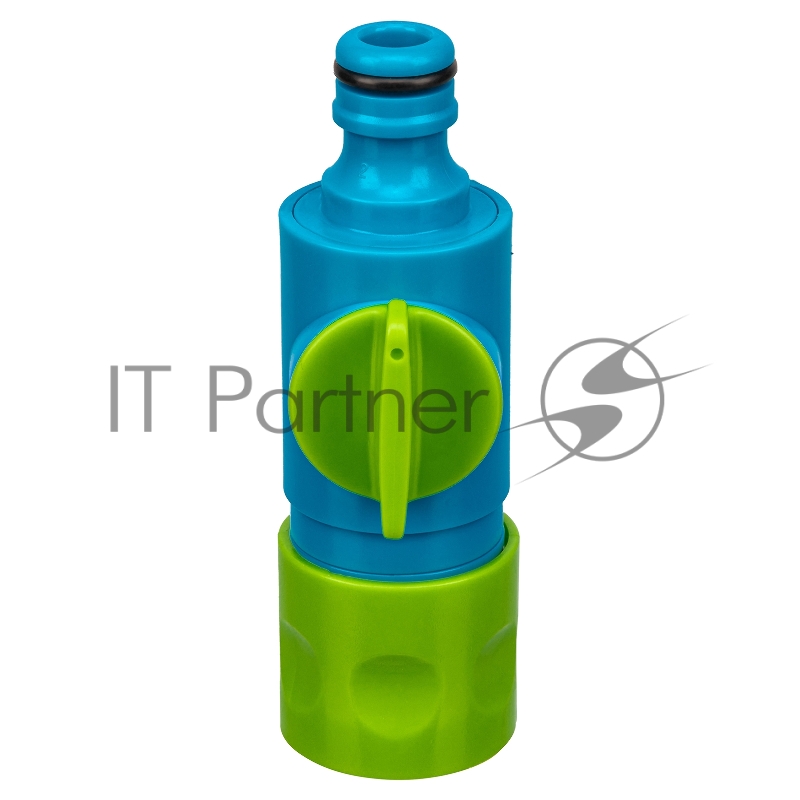 Соединитель быстросъемный штуцерный с переключателем, LUXE// Palisad