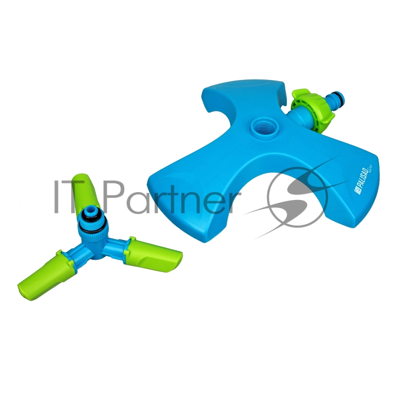 Разбрызгиватель вращающийся, 3 лопасти, утяжеленная база, LUXE// Palisad