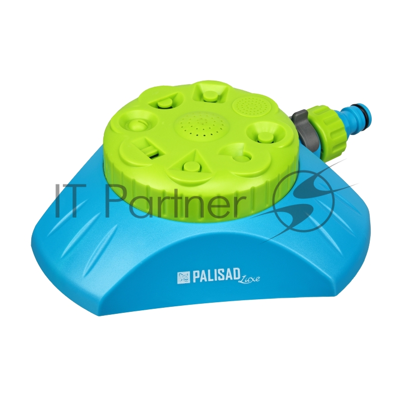 Распылитель-дождеватель, 8 режимов, с регулировкой, утяжеленная база, LUXE// Palisad